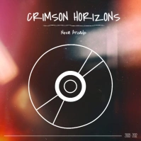 Abstract album cover art template