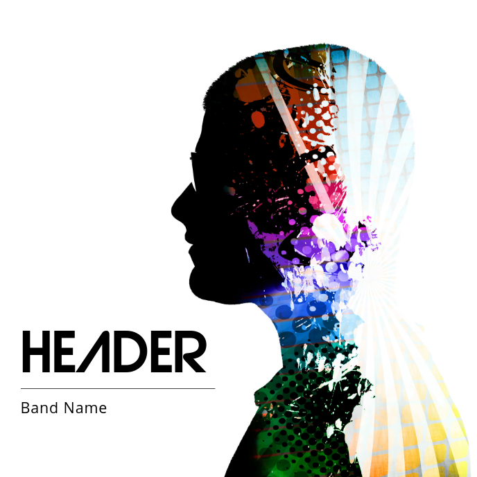 Abstract album cover template | PosterMyWall