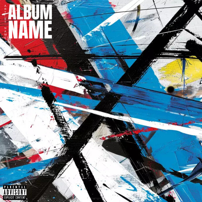 abstract art album art albumcovertempl (1) template