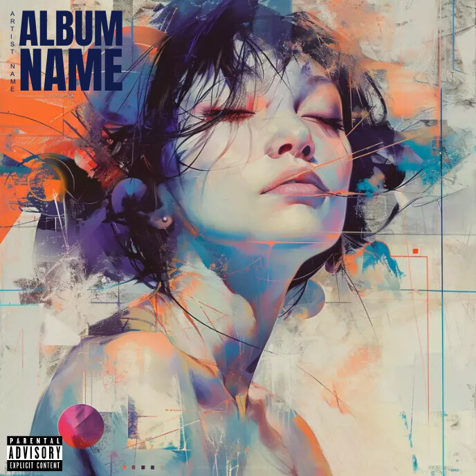 abstract art album art albumcovertempl (2) template