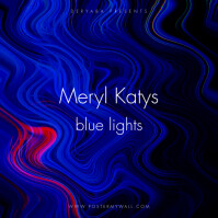 Abstract Blue Web CD Cover Template | PosterMyWall