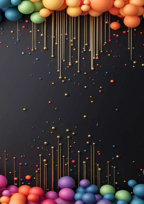 Abstract Bubbles Background Template | PosterMyWall