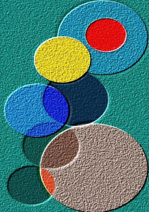 Geometric Abstract Art A4 Template | PosterMyWall
