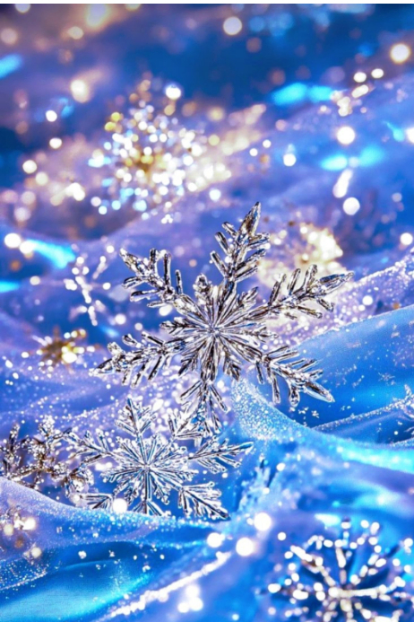 Abstract Crystal Snowflake Sparkle Dream Poster Template | PosterMyWall
