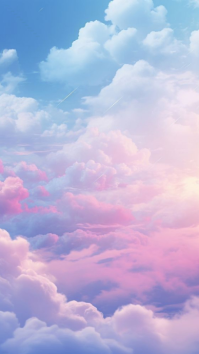 Ungu Dreamy Sky Instagram Story Template