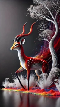 Abstract Ethereal Grace Instagram Story template