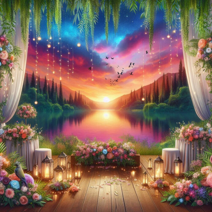 Copy of Abstract Event Backdrop Instagram Post | PosterMyWall