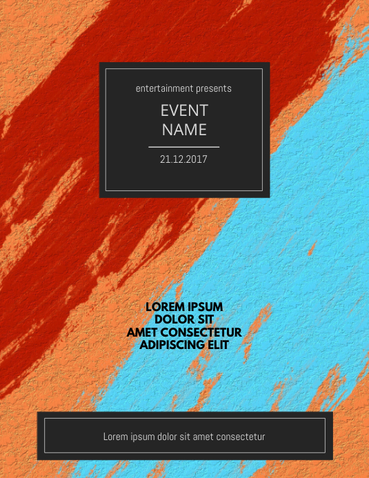 Abstract Event Flyer Template | PosterMyWall