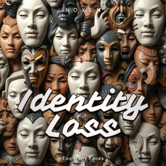 Plantilla de Abstract Faces Album Cover Surreal Maximal Music Design ...