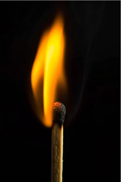 Abstract Flame Background Poster template