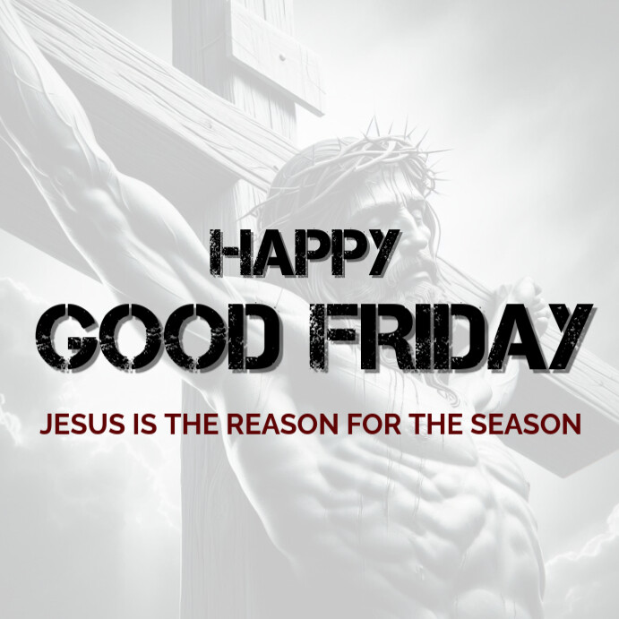 Abstract Good Friday Instagram Post Template | PosterMyWall