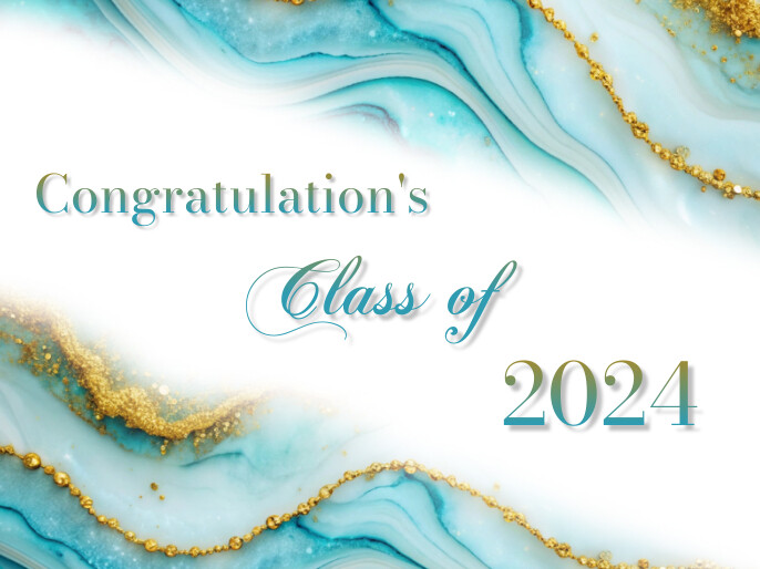 Abstract Graduation Presentation Templat | PosterMyWall