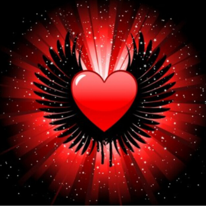 Abstract Heart ❤️ Background  Instagram Post template