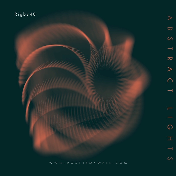 Backlight Design Cd Copy of Abstract Lights CD Cover Music | PosterMyWall