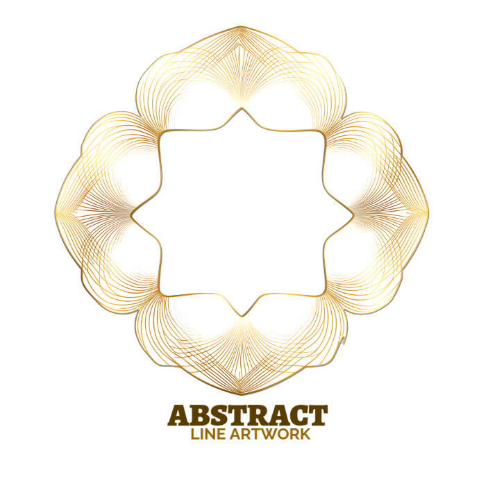 Abstract line art Logo template