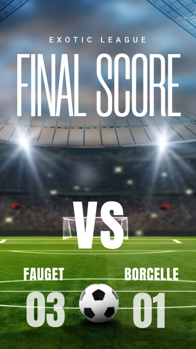 Abstract Match Score Board  Digital Display ( template