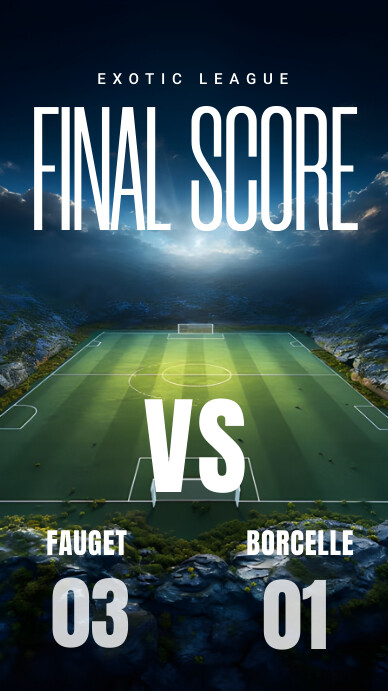 Abstract Match Score Board  Digital Display ( template