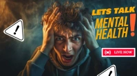 Abstract Mental Health Thumbnail Youtube Thumbnail template