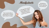 Abstract Mindfulness Tag 标记 template