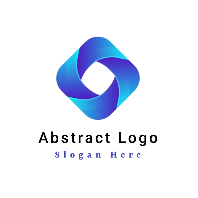 Abstract Logo Blue