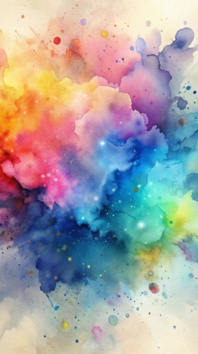 Abstract Paint Splash Design With Bold Color Splashes And Abstract ...
