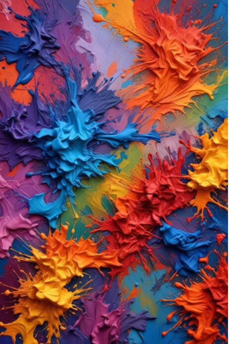 Abstract Painting Poster Template | PosterMyWall