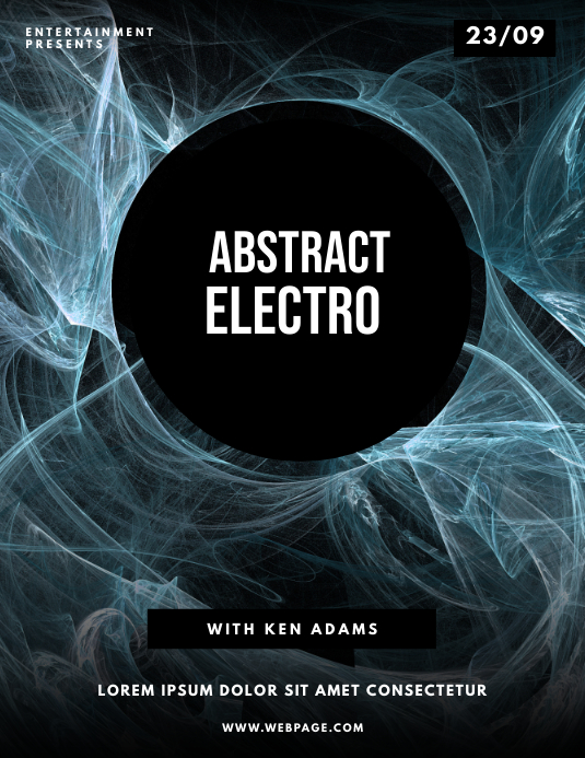 Abstract Party Flyer Template | PosterMyWall