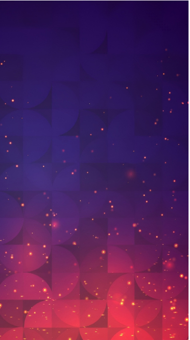 Abstract Purple and Red Bokeh Background with Sparkles Instagram Story template