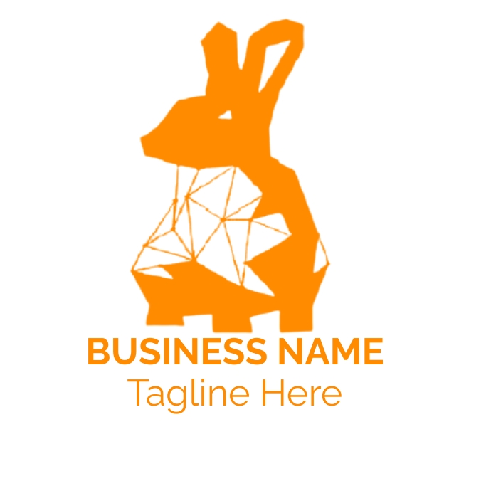 Logo Rabbit Tape abstract rabbit logo , PET LOGO , RABBIT SPA Template | PosterMyWall