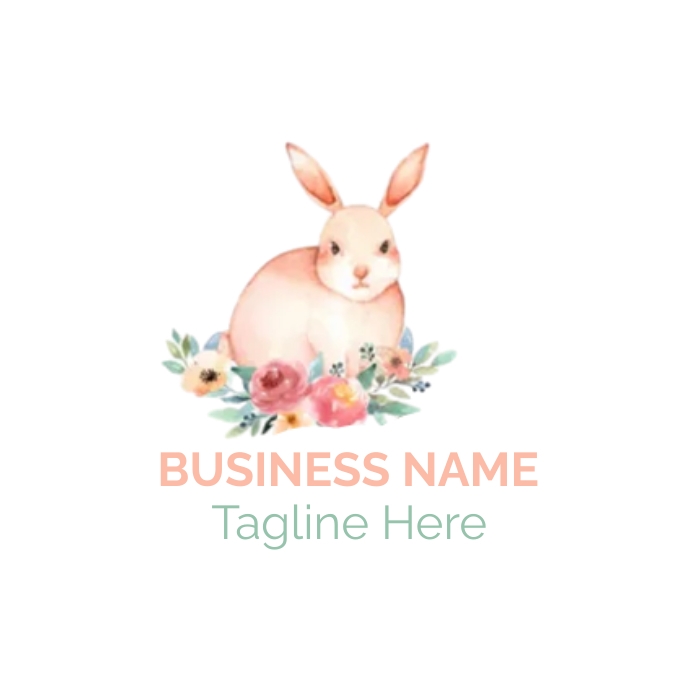 Plantilla de abstract rabbit logo , PET LOGO , RABBIT SPA | PosterMyWall