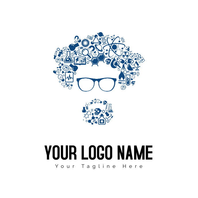 Abstract  Science Euclidean Icon Logo Logotyp template