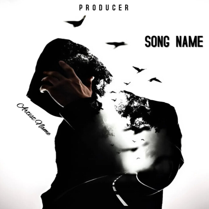 Abstract Song Album Cover template