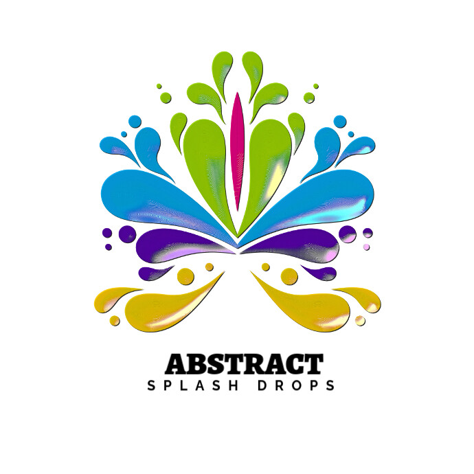 Abstract splash logo Template | PosterMyWall
