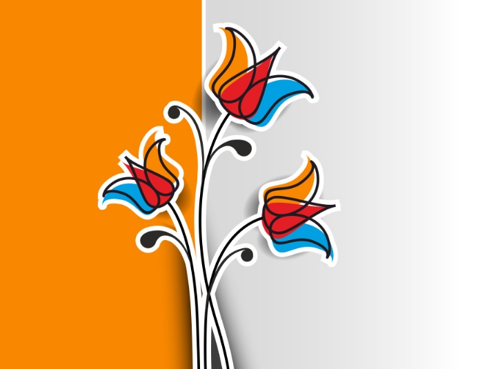 Plantilla de Abstract spring flower background design | PosterMyWall