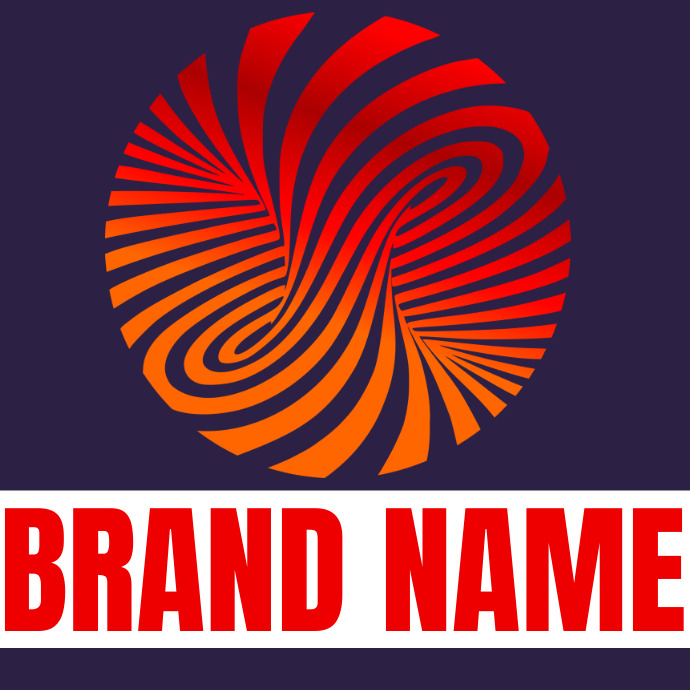 Abstract Square style logo design template