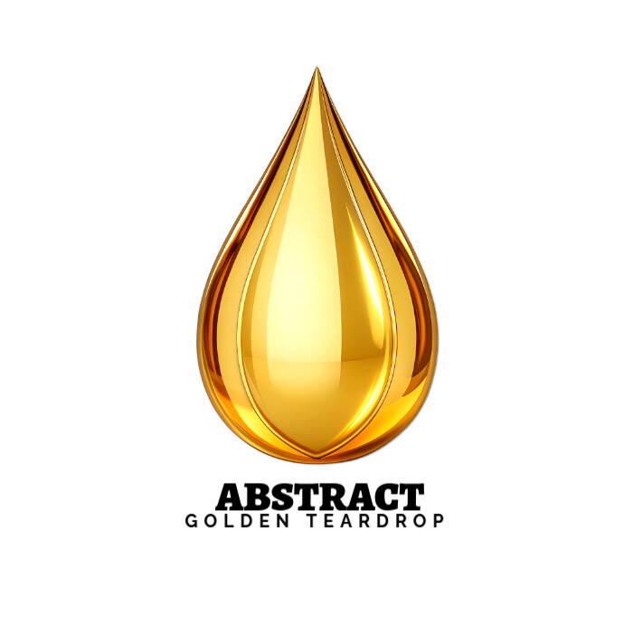 Abstract Tear Drop Logo Logótipo template