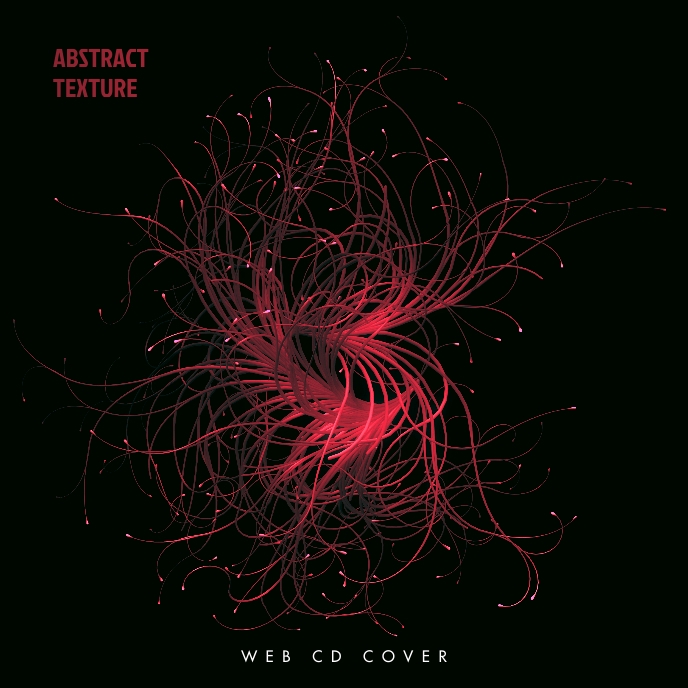 Abstract Texture WEB CD Cover Template | PosterMyWall