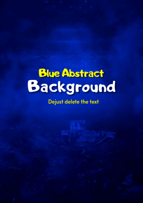 Blue A4 Background In Blue Abstract Background A4 Template | PosterMyWall