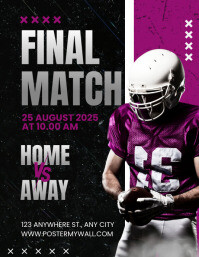 FINAL FOOTBALL MATCH Template | PosterMyWall