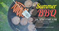Abu-abu Ceria Summer BBQ Gambar Bersama Facebook Video Obraz udostępniany na Facebooku template