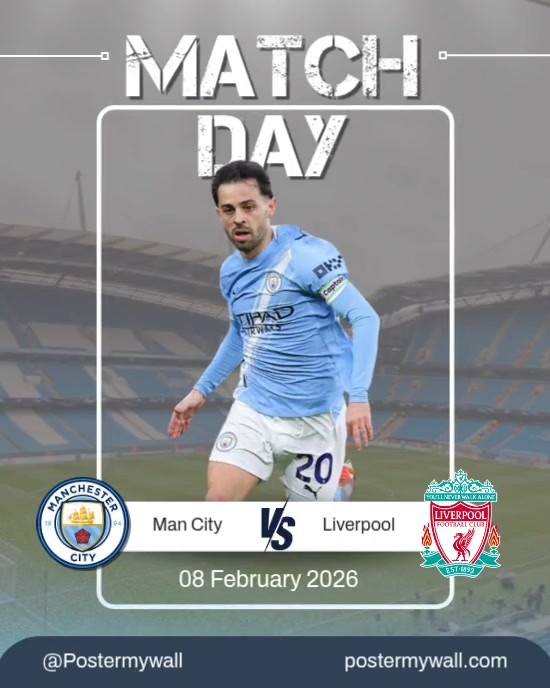 Football Match Announcement Template | PosterMyWall