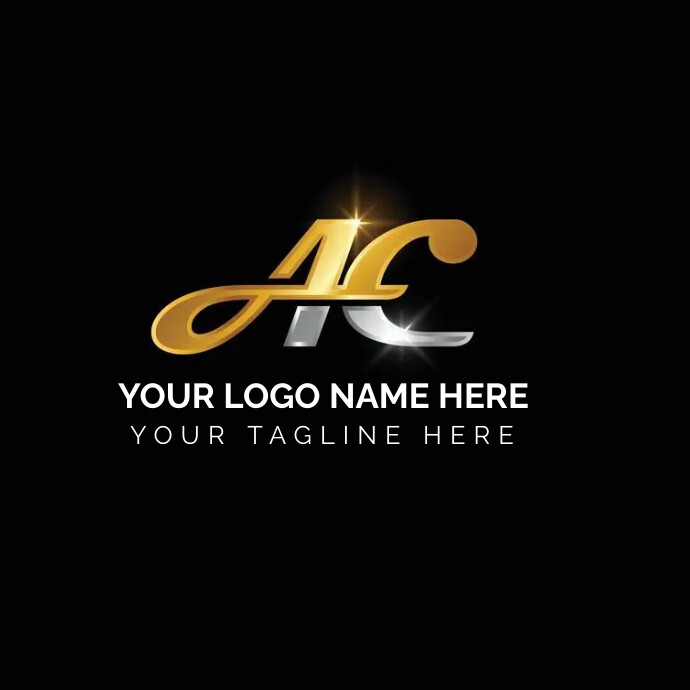 Ac Complex Logo Ac Logo Design Template