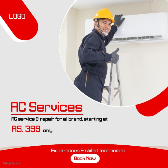 AC Service Template | PosterMyWall