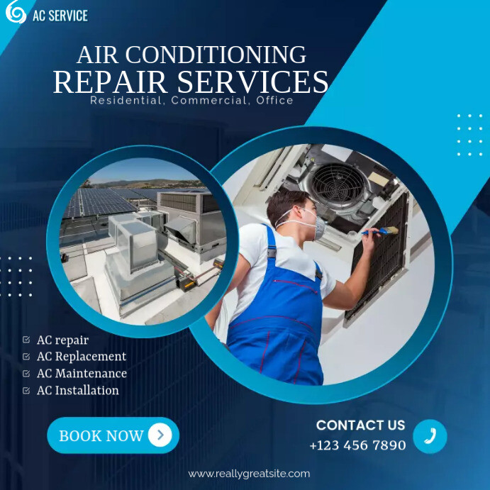 AC SERVICE TEMPLATE Instagram Post