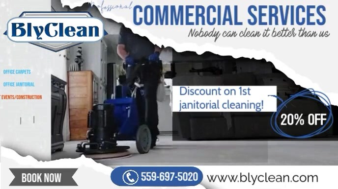 cleaning Digital Display (16:9) template