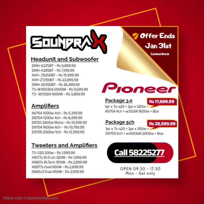 modern minimal pc advertising blue white and | PosterMyWall