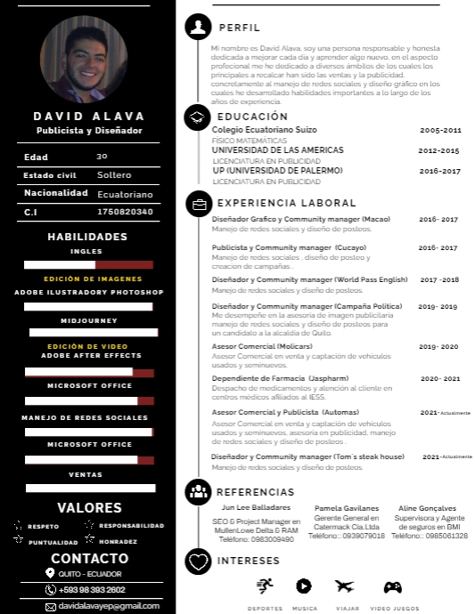 Copy of Resume Cv template | PosterMyWall
