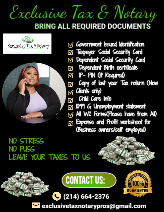 Tax Flyer | PosterMyWall