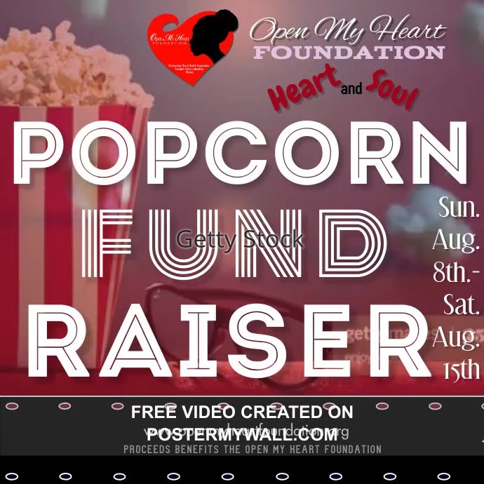 Popcorn Fundraiser PosterMyWall
