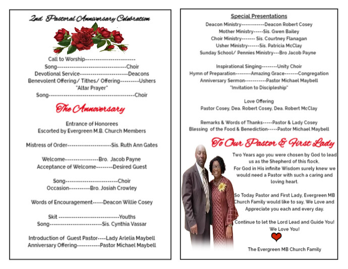 Funeral Program Card Template (5) | PosterMyWall